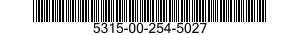 5315-00-254-5027 PIN,TAPERED,PLAIN 5315002545027 002545027