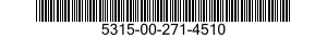 5315-00-271-4510 PIN,STRAIGHT,HEADLESS 5315002714510 002714510