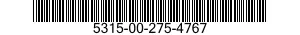 5315-00-275-4767 PIN,STRAIGHT,HEADLESS 5315002754767 002754767