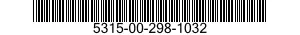5315-00-298-1032 PIN,TAPERED,THREADED 5315002981032 002981032