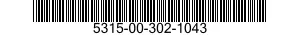 5315-00-302-1043 PIN,LOCK,DETENT 5315003021043 003021043