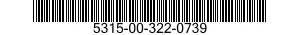 5315-00-322-0739  5315003220739 003220739