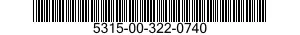5315-00-322-0740  5315003220740 003220740