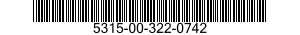 5315-00-322-0742  5315003220742 003220742