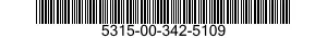 5315-00-342-5109  5315003425109 003425109