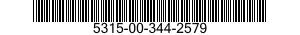 5315-00-344-2579  5315003442579 003442579