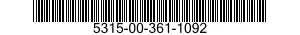 5315-00-361-1092  5315003611092 003611092