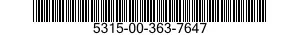 5315-00-363-7647  5315003637647 003637647