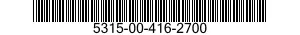 5315-00-416-2700  5315004162700 004162700