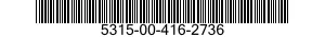 5315-00-416-2736  5315004162736 004162736