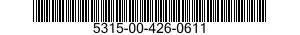 5315-00-426-0611 KEY,MACHINE 5315004260611 004260611
