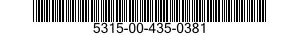 5315-00-435-0381 PIN,SPRING 5315004350381 004350381