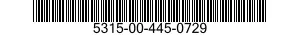 5315-00-445-0729 PIN,LOCK 5315004450729 004450729
