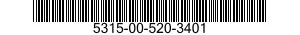 5315-00-520-3401 PIN,SHOULDER,HEADLESS 5315005203401 005203401