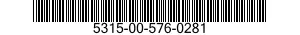 5315-00-576-0281  5315005760281 005760281