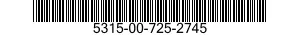 5315-00-725-2745 PIN,HOLLOW 5315007252745 007252745