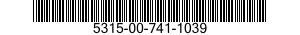 5315-00-741-1039 PIN,STRAIGHT,HEADLESS 5315007411039 007411039