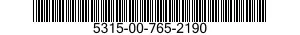 5315-00-765-2190 PIN,QUICK RELEASE 5315007652190 007652190