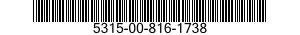 5315-00-816-1738 PIN,QUICK RELEASE 5315008161738 008161738