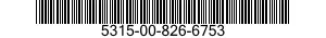 5315-00-826-6753 PIN,SHOULDER,HEADLESS 5315008266753 008266753