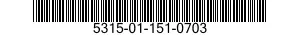 5315-01-151-0703 PIN,STRAIGHT,THREADED 5315011510703 011510703