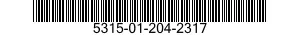 5315-01-204-2317 KEY,MACHINE 5315012042317 012042317