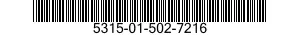 5315-01-502-7216 PIN,QUICK RELEASE 5315015027216 015027216