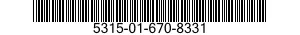 5315-01-670-8331 PIN,QUICK RELEASE 5315016708331 016708331