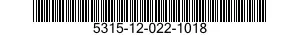 5315-12-022-1018 DOWEL,OIL PUMP GEAR HOUSING 5315120221018 120221018