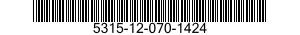 5315-12-070-1424 KEY,MACHINE 5315120701424 120701424