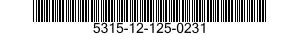 5315-12-125-0231 PIN,GROOVED,HEADED 5315121250231 121250231