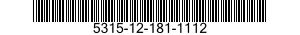 5315-12-181-1112 PIN,TAPERED,PLAIN 5315121811112 121811112