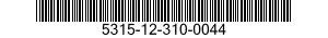 5315-12-310-0044 PIN,TOGGLE,HEADED 5315123100044 123100044