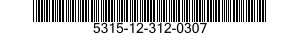 5315-12-312-0307 PIN,STRAIGHT,HEADLESS 5315123120307 123120307
