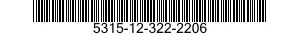 5315-12-322-2206 PIN,GROOVED,HEADED 5315123222206 123222206