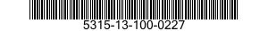 5315-13-100-0227 PIN,ECCENTRIC 5315131000227 131000227