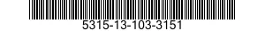 5315-13-103-3151 KEY,MACHINE 5315131033151 131033151