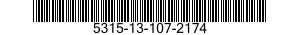 5315-13-107-2174 PIN,STRAIGHT,HEADLESS 5315131072174 131072174