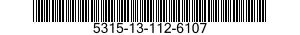 5315-13-112-6107 KEY,WOODRUFF 5315131126107 131126107