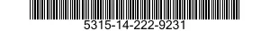 5315-14-222-9231 PIN,STRAIGHT,HEADLESS 5315142229231 142229231