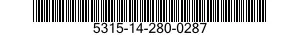 5315-14-280-0287 PIN,STRAIGHT,HEADLESS 5315142800287 142800287