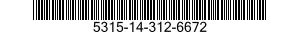 5315-14-312-6672 PIN,STRAIGHT,HEADLESS 5315143126672 143126672