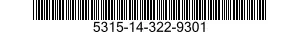 5315-14-322-9301 PIN,STRAIGHT,HEADLESS 5315143229301 143229301