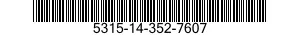 5315-14-352-7607 KEY,MACHINE 5315143527607 143527607