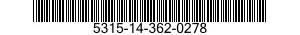 5315-14-362-0278 PIN,DRIVE,POWER ACTUATED 5315143620278 143620278