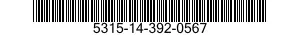 5315-14-392-0567 PIN,DRIVE,POWER ACTUATED 5315143920567 143920567