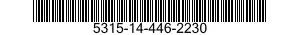 5315-14-446-2230 PIN,STRAIGHT,KNURLED 5315144462230 144462230