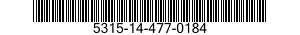5315-14-477-0184 PIN,STRAIGHT,HEADLESS 5315144770184 144770184