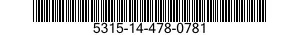 5315-14-478-0781 PIN,HOLLOW 5315144780781 144780781