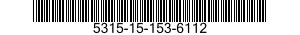 5315-15-153-6112 PIN,STRAIGHT,HEADLESS 5315151536112 151536112